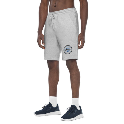 Campaign Stamp (Cash Blue) - Men's fleece shorts