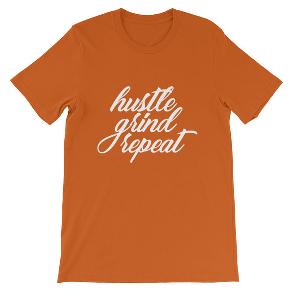 Hustle Grind Repeat - Short-Sleeve Unisex T-Shirt
