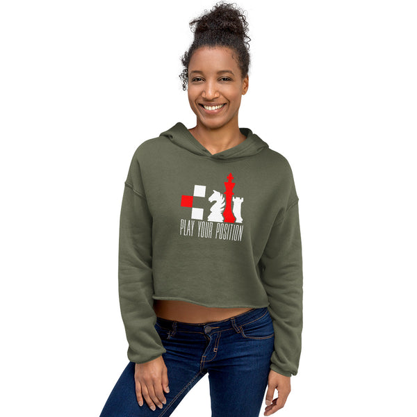 Play Your Position - Crop Hoodie